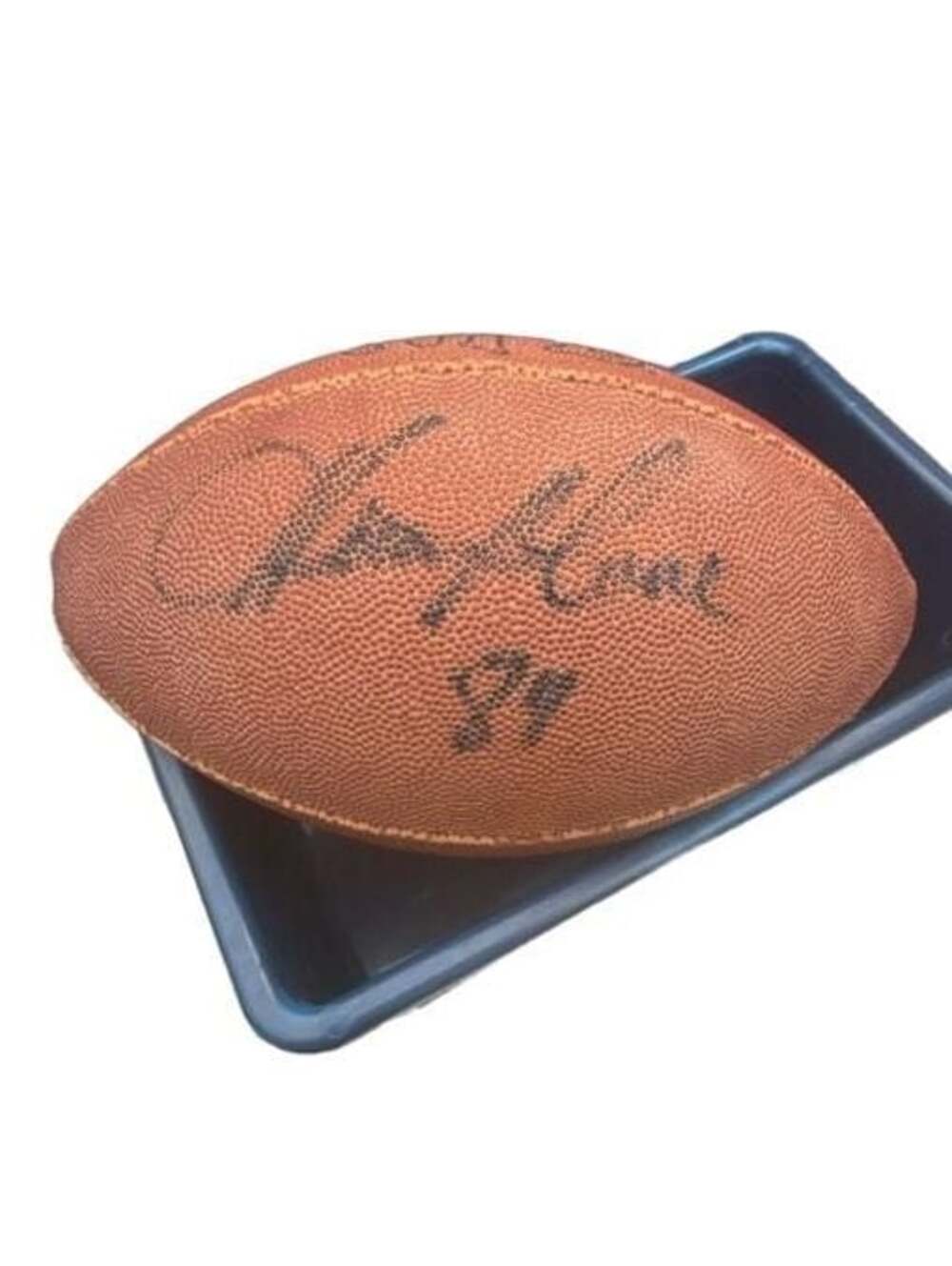 Wilson NFL Football Autographed Signed #89 Herman Moore